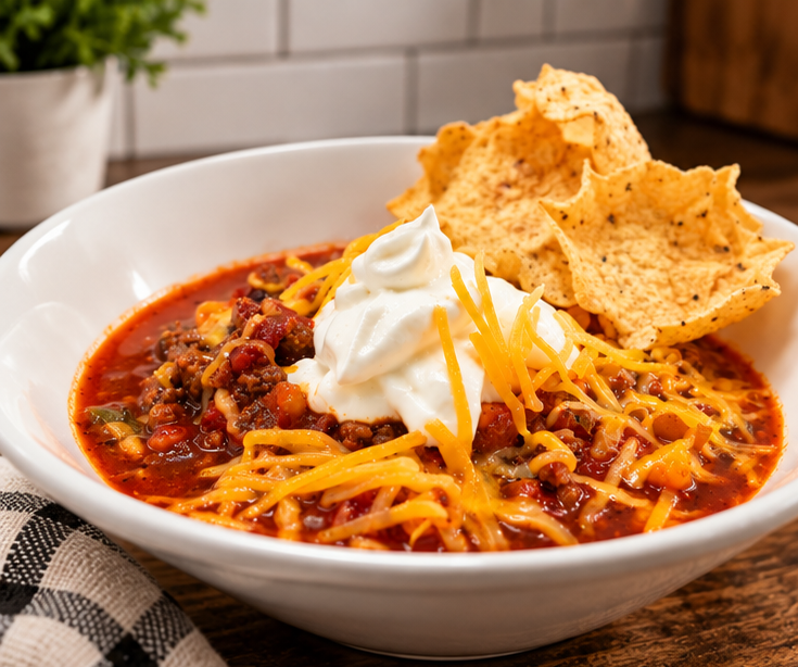 Easy Slow Cooker Chili